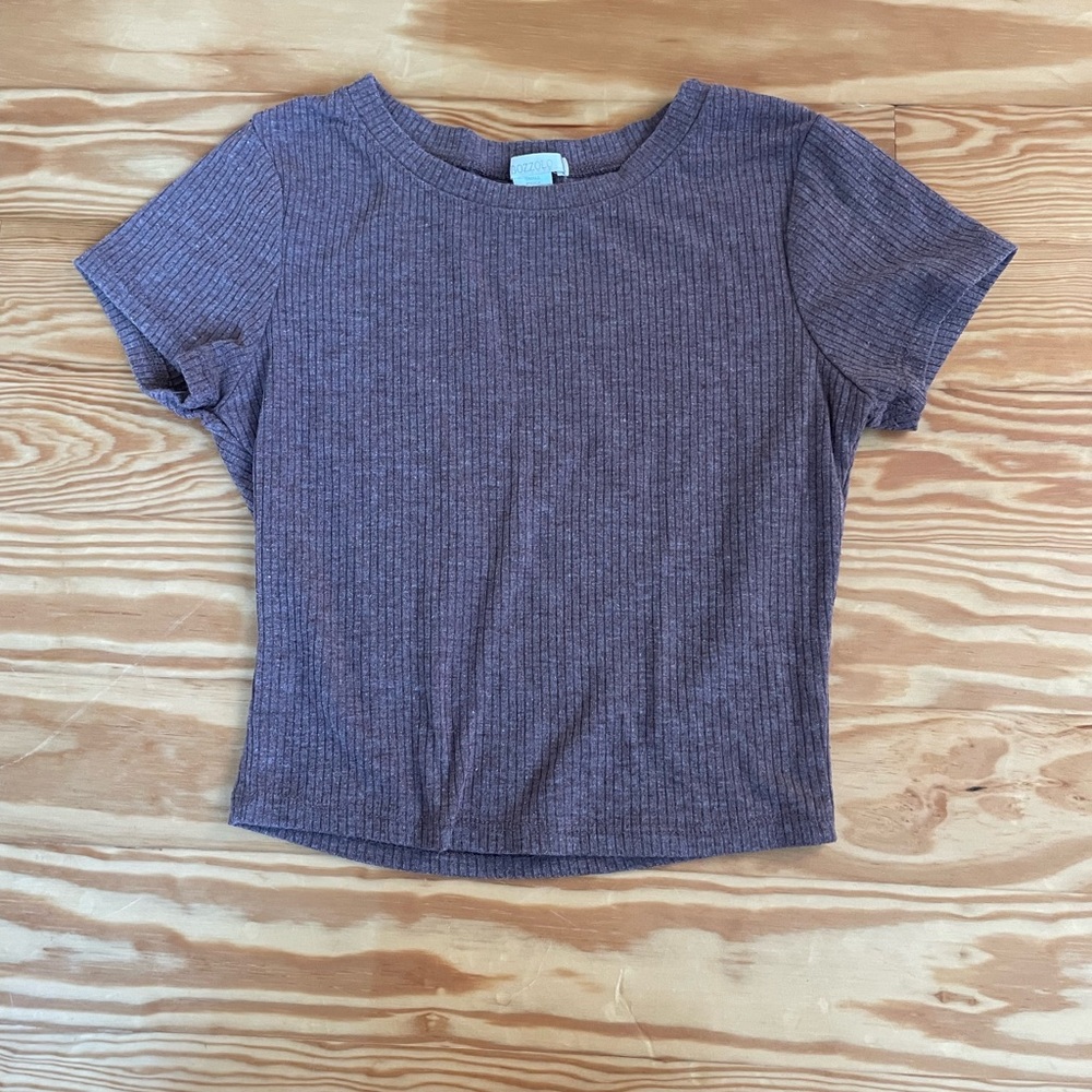 Ribbed Tight Crop Top
